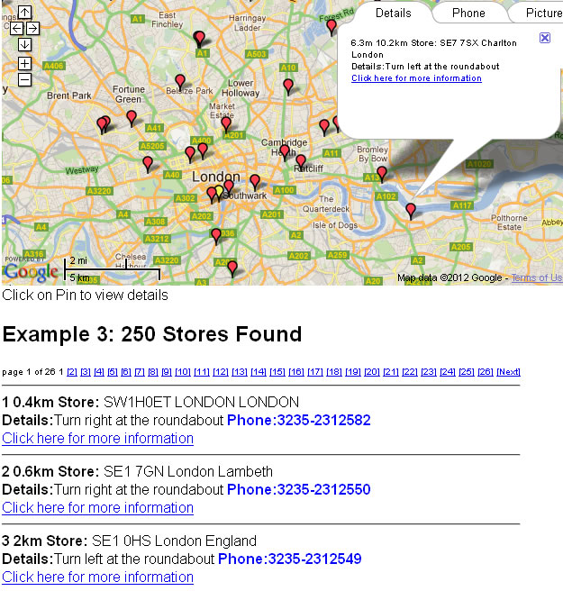 Nearest Store Locator